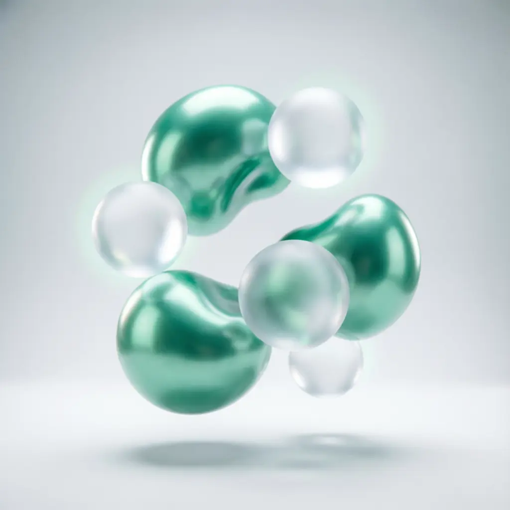 3D Abstract Spheres and Agency Growth Illustration